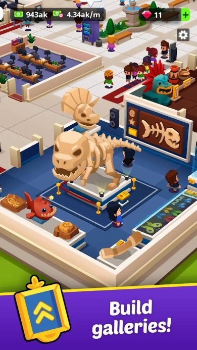 Các tính năng nổi bật của Idle Museum Tycoon