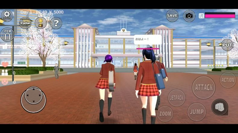 Cốt truyện cuốn hút trong SAKURA School Simulator