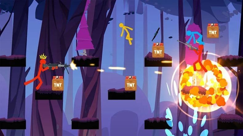 Giao diện Stickman Survival Combat MOD APK