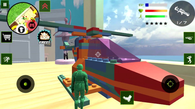 Army Toys Town MOD APK 3.1.2 (Menu, Vô Hạn Tiền và Kim Cương, Vô Hạn Điểm, Mở Khóa Súng)
