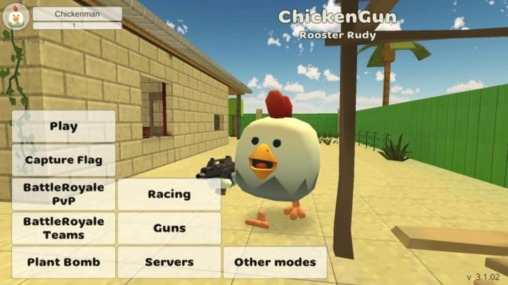 Chicken Gun MOD APK 3.6.01 (Menu, Bất tử, Rất nhiều tiền)