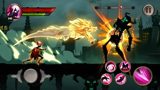 Đồ Họa ấn tượng Stickman Legends Mod