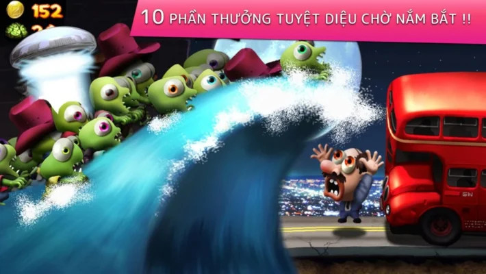 Khám phá nhiều điều thú vị với tựa game Zombie Tsunami