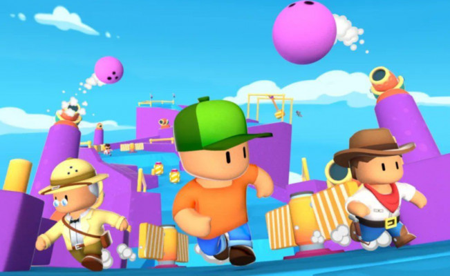Stumble Guys MOD APK 0.77.6 (Menu, Vô hạn Tiền, Level Max, Mở Khóa Tất Cả Trang phục, Tùy chỉnh nhân vật)