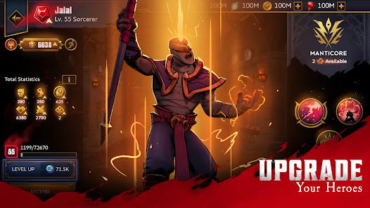 Tải Grimguard Tactics MOD (Rất Nhiều Tiền, Daimond) 1.3.21 APK