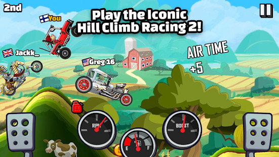 Tải Hill Climb Racing 2 MOD APK (Menu, Vô Hạn Tiền, Shoping Free) 1.56.4