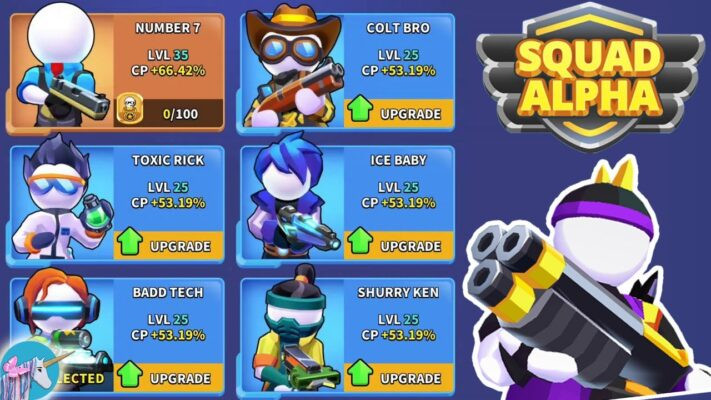 Tải Squad Alpha MOD (Danh Sách, Rất Nhiều Tiền, Miễn Chết) v1.7.23 APK