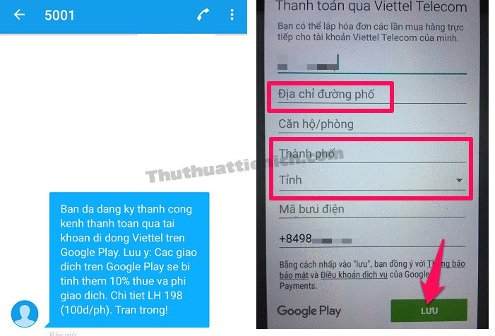 Cách Mua Ứng Dụng và Game Trên Google Play Bằng Tài Khoản Điện Thoại