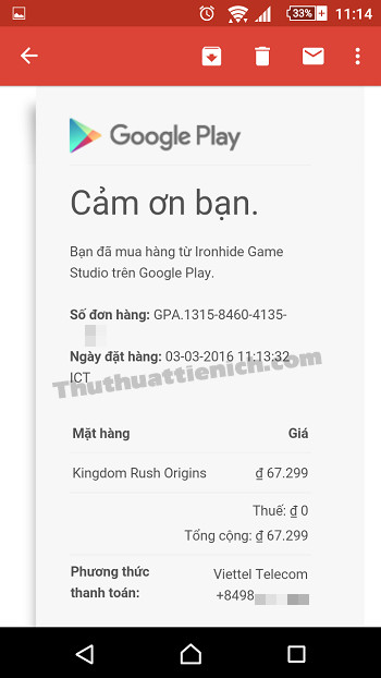 Cách Mua Ứng Dụng và Game Trên Google Play Bằng Tài Khoản Điện Thoại