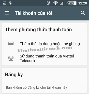 Cách Mua Ứng Dụng và Game Trên Google Play Bằng Tài Khoản Điện Thoại