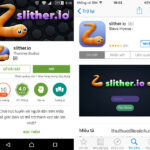 Giao diện chính của game Slither.io