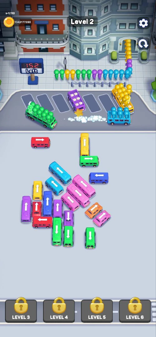 Giao diện game Bus Out