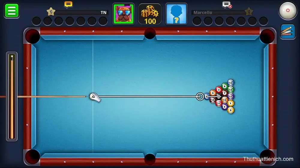 Hình ảnh game bida 8 Ball Pool với nhiều người chơi