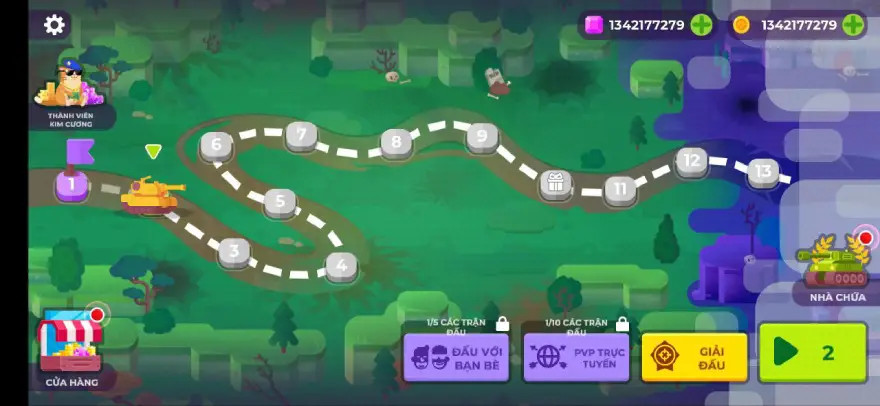 Hình ảnh trong game Tank Stars