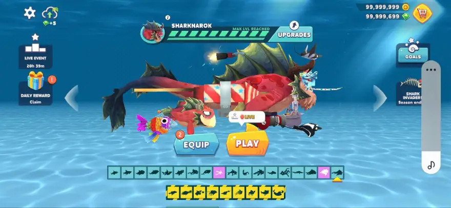 Tải Mod Hungry Shark Evolution Apk