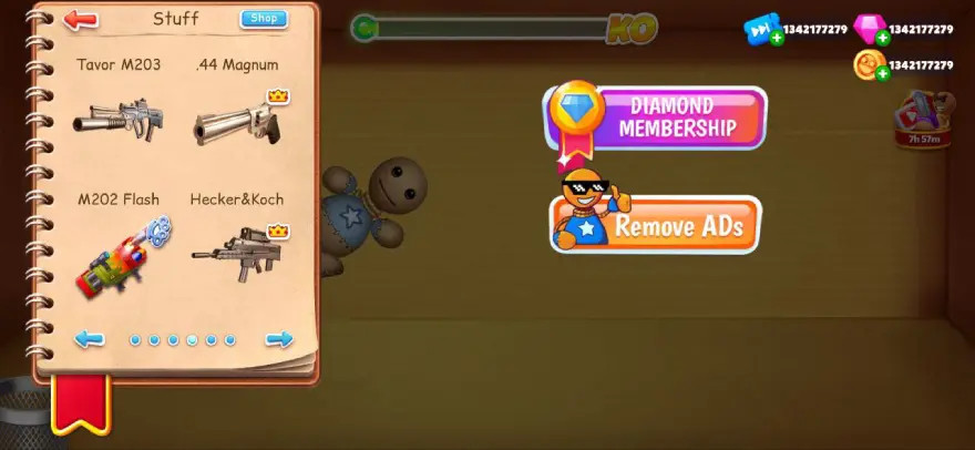 Tải Mod Kick the Buddy: Second Kick Apk v1.14.1516 [Vô hạn tiền]
