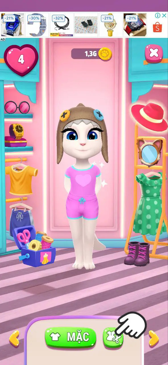 Tải Mod My Talking Angela 2 Apk v25.1.2.30688 [Vô hạn tiền]