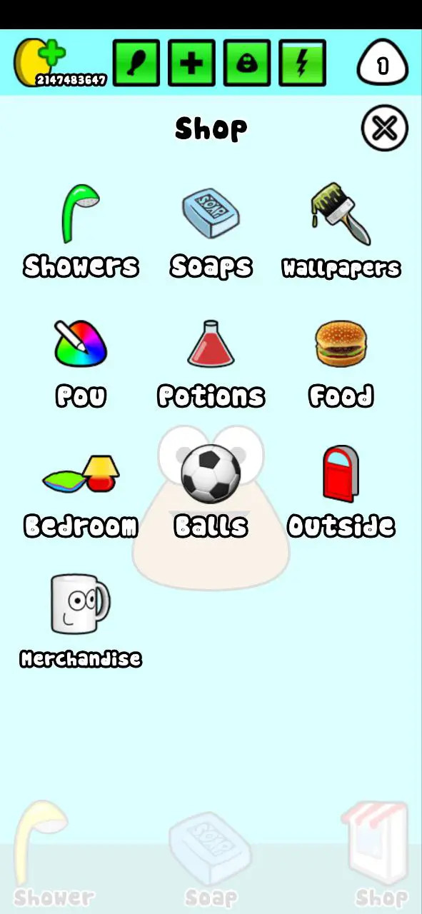 Tải Mod Pou Apk v1.4.124 [Vô hạn tiền, Không có quảng cáo]