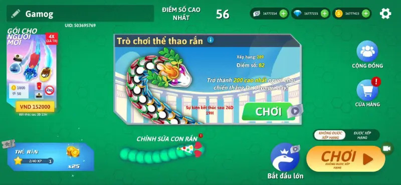 Tải Mod Snake.io Apk v2.2.29 [Vô hạn tiền, đá quý]