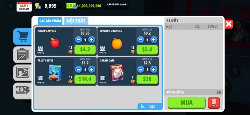 Tải Mod Supermarket Store Simulator APK v1.9.4 &#8211; Trải Nghiệm Game Với Nguồn Tài Nguyên Vô Hạn