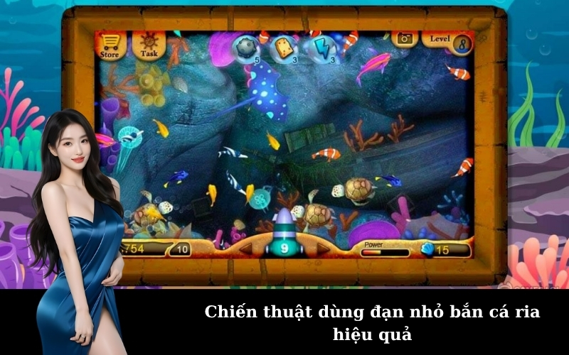 Chiến thuật dùng đạn nhỏ bắn cá ria hiệu quả