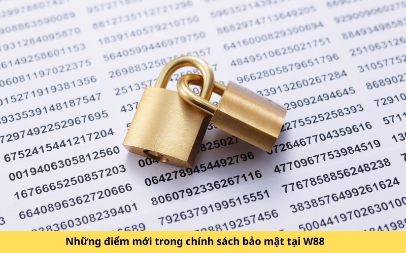 Những điểm mới trong chính sách bảo mật tại W88